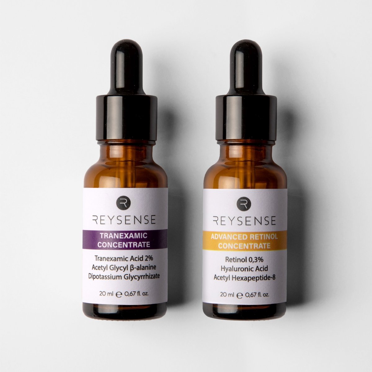 TRANEXAMIC CONCENTRATE + ADVANCED RETINOL CONCENTRATE - Reysense